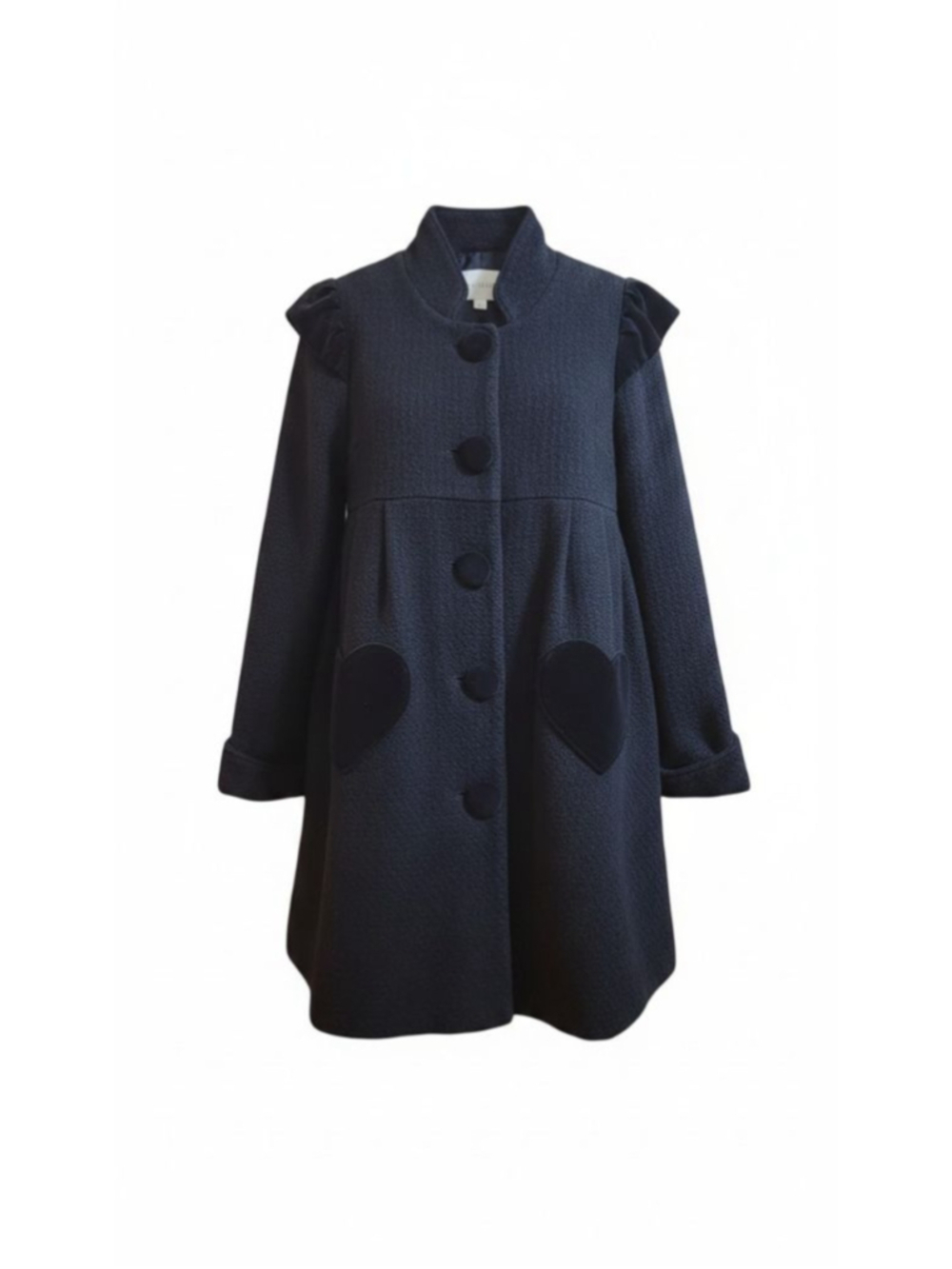 ERIN by Erin Fetherston Charcoal Pea Coat